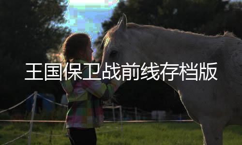 王国保卫战前线存档版下载