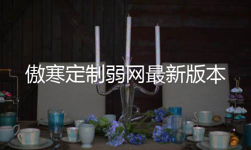 傲寒定制弱网最新版本下载