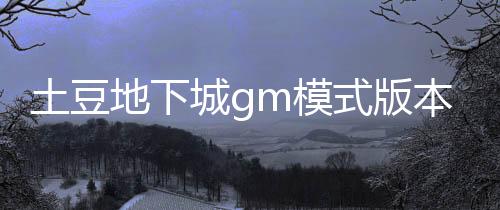 土豆地下城gm模式版本下载
