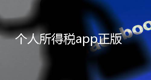个人所得税app正版下载
