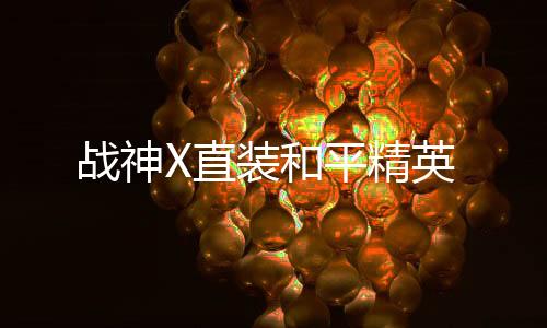 战神X直装和平精英下载