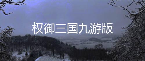 权御三国九游版下载