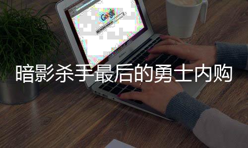 暗影杀手最后的勇士内购破解版下载