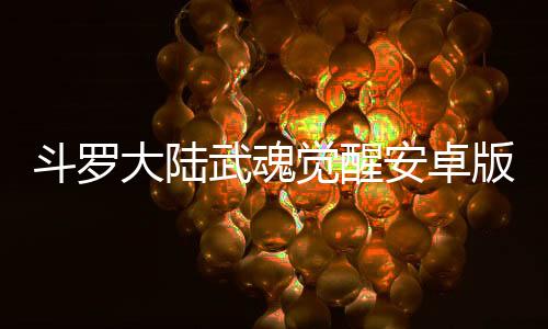 斗罗大陆武魂觉醒安卓版下载
