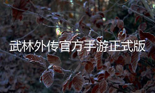武林外传官方手游正式版下载