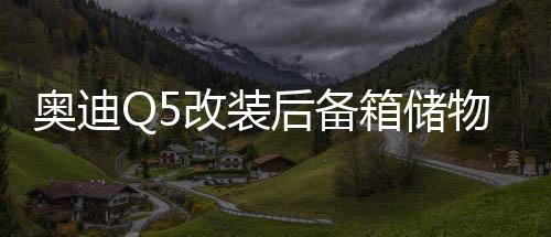 奥迪Q5改装后备箱储物盒汽车载尾箱置物收纳q5Q3Q2L装饰升级配件下载