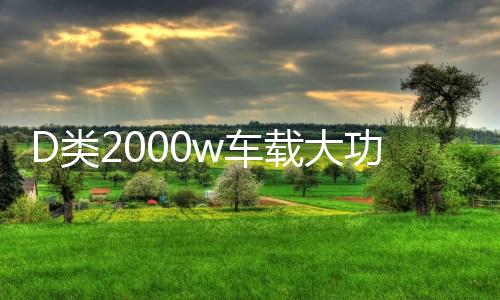 D类2000w车载大功率纯重低音可推双12寸10寸无源双音圈低音炮功放下载
