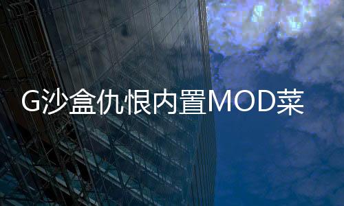 G沙盒仇恨内置MOD菜单最新版本下载
